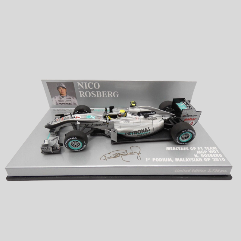 Mercedes GP F1 Team MGP WO Rosberg 1st Podium, Malasyan GP 2010