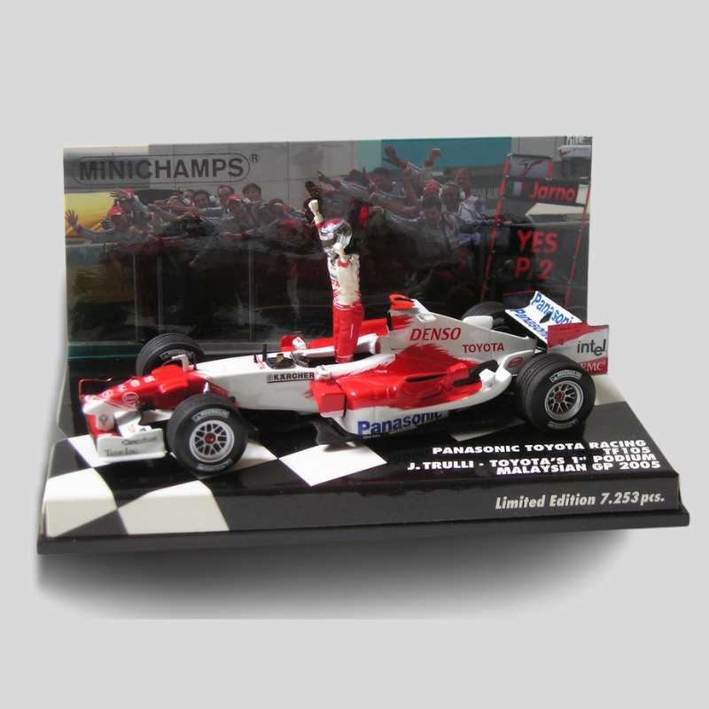Panasonic Toyota Racing TF105 J.Truli – Toyotas erstes Podium