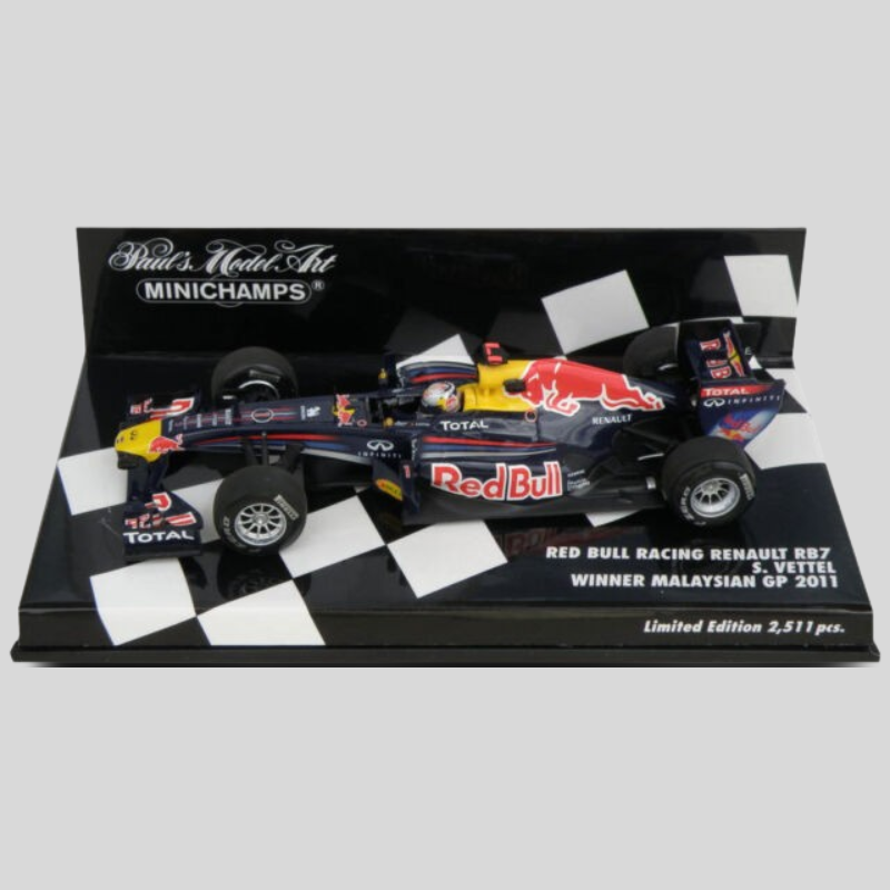 Red Bull Racing Renault RB7 S.Vettel Winner Malasyan GP 2011