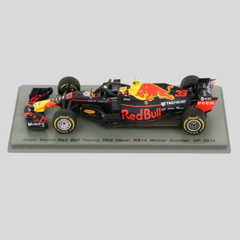 Aston Martin Red Bull Racing Tag Heuer RB14 Verstappen Winner Austrian GP2018