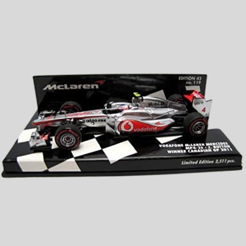 Vodafone Mclaren Mercedes MP4-26 J Button Winner Canadian GP 2011