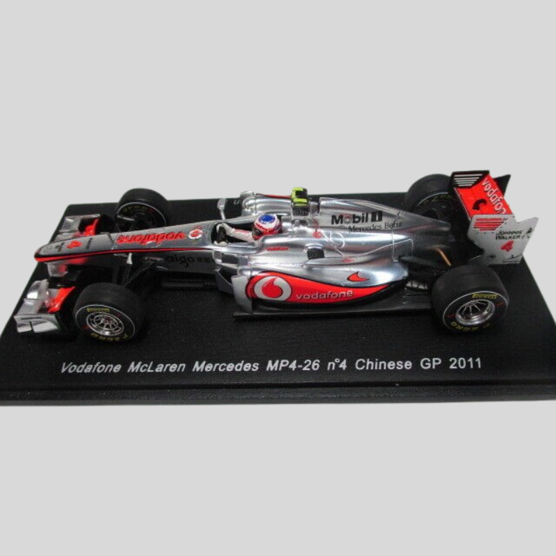 Vodafone McLaren Mercedes MP4 -26 n4 Chinese GP 2011 Jenson Button