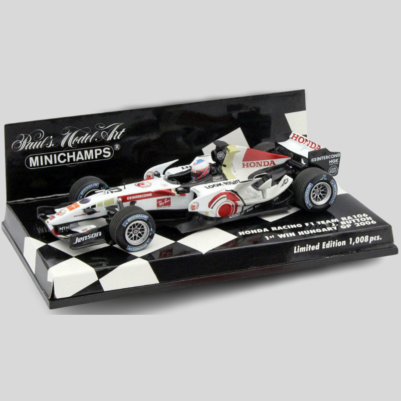 Honda Racing F1 Team RA106 J.Buttom 1s win Hungary GP2006