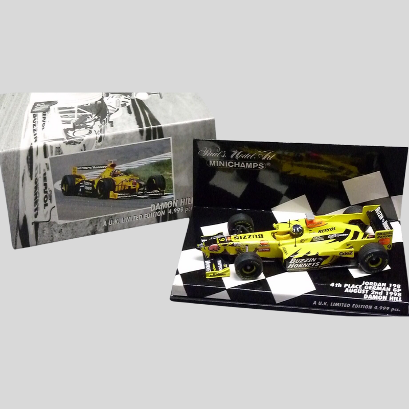 Jordan 198 4th place German GP August 2nd 1998 Damon Hill