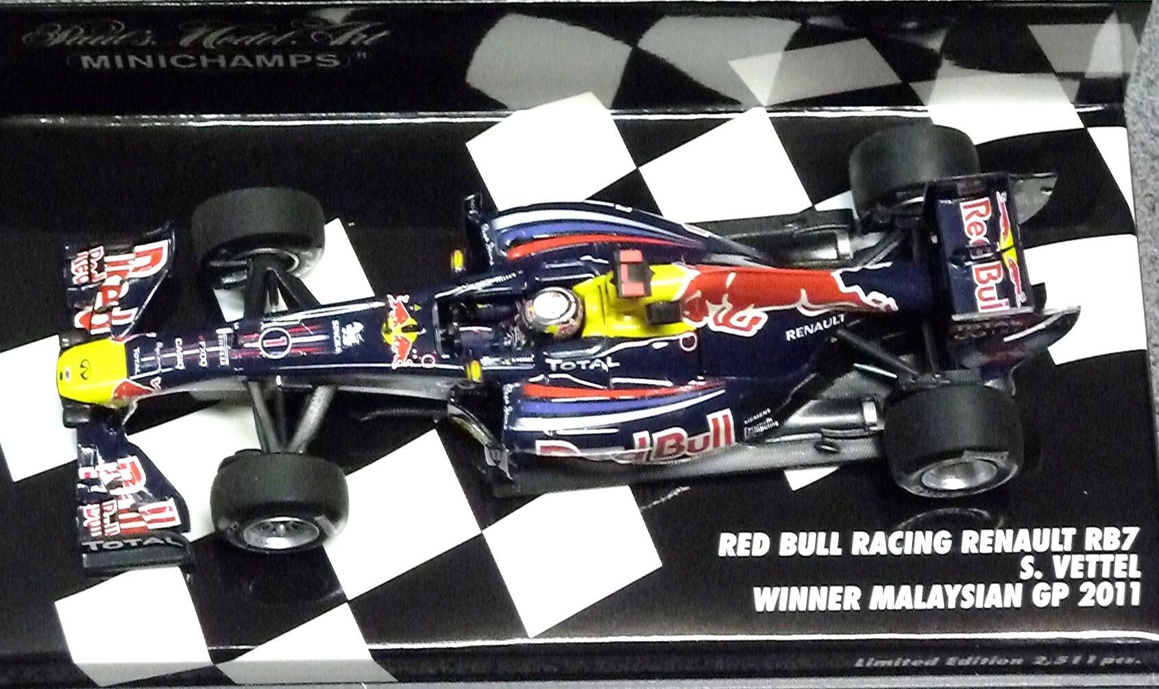 Red Bull Racing Renault RB7 S.Vettel Winner Malasyan GP 2011