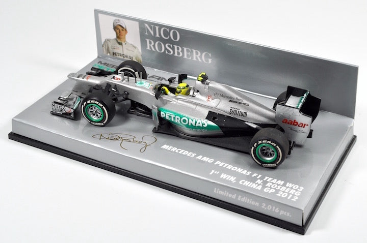 Mercedes AMG Petronas F1 Team WO3 N.Rosberg 1st Win, China GP 2012
