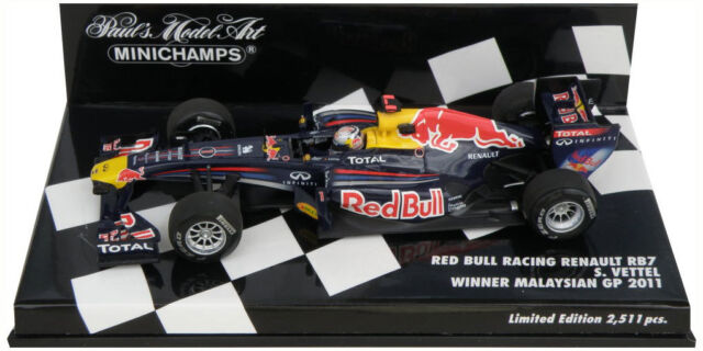 Red Bull Racing Renault RB7 S.Vettel Winner Malasyan GP 2011