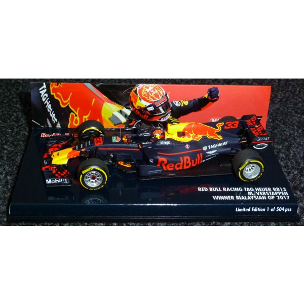 Red Bull Racing Tag Hauer RB13 Verstappen Winner Mexican GP2017