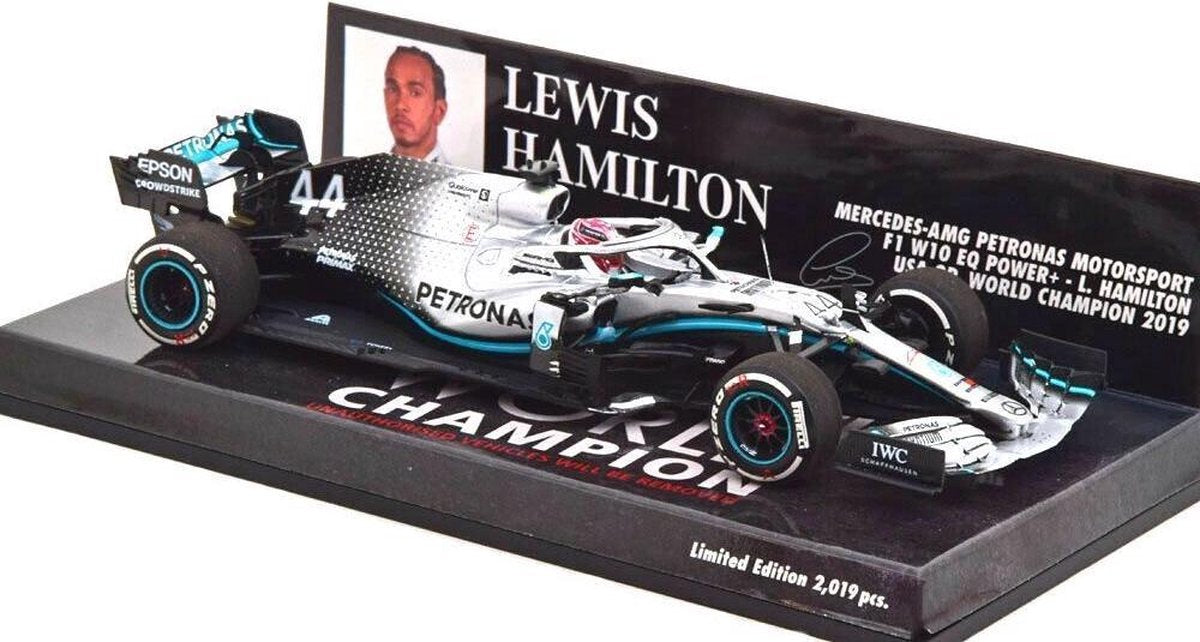 Mercedes AML Petronas Motorsport L.Hamilton – USA GP World Champion 2019