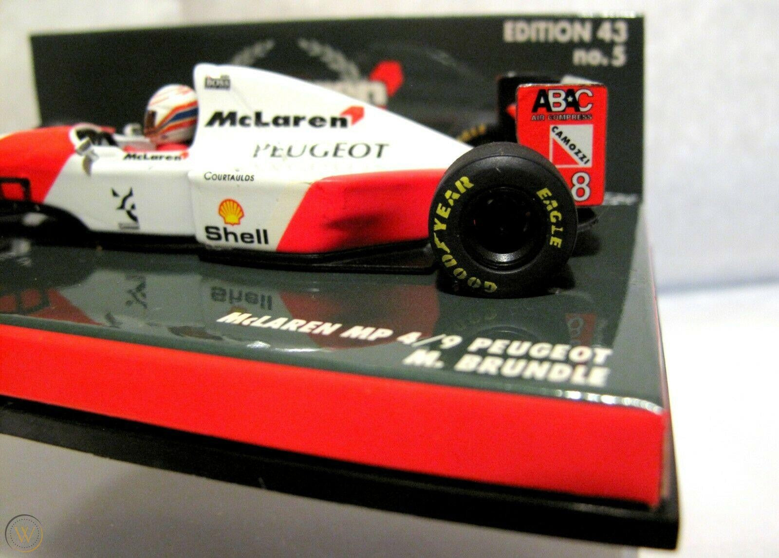 Mclaren MP 4/9 Peugot Brundle Mclaren-Kollektion Edition 43 N5.