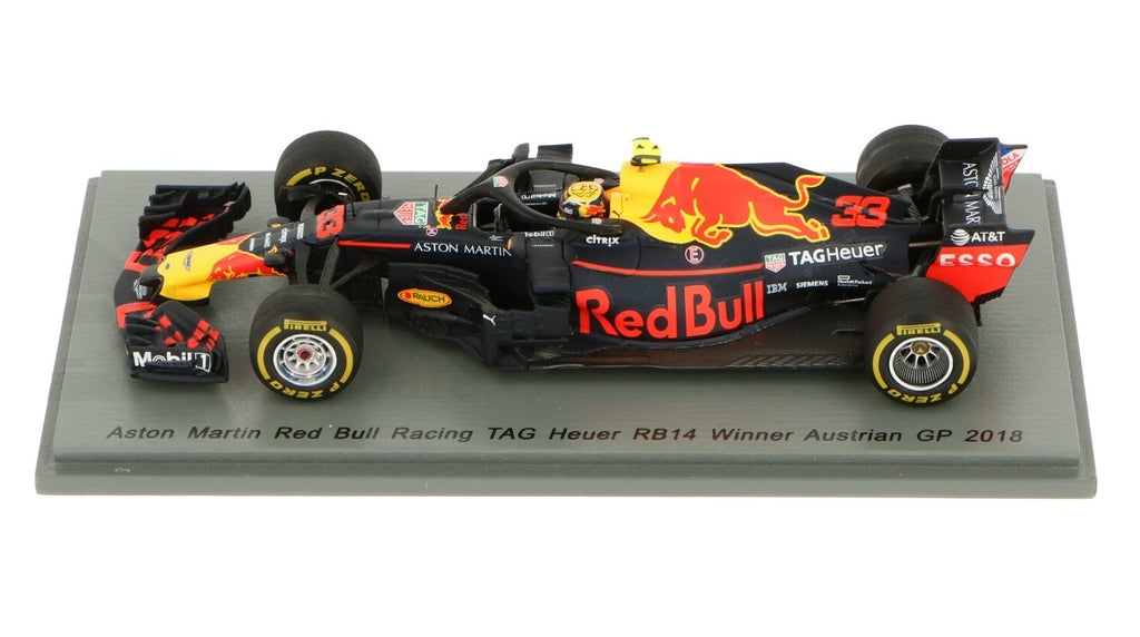 Aston Martin Red Bull Racing Tag Heuer RB14 Verstappen Winner Austrian GP2018
