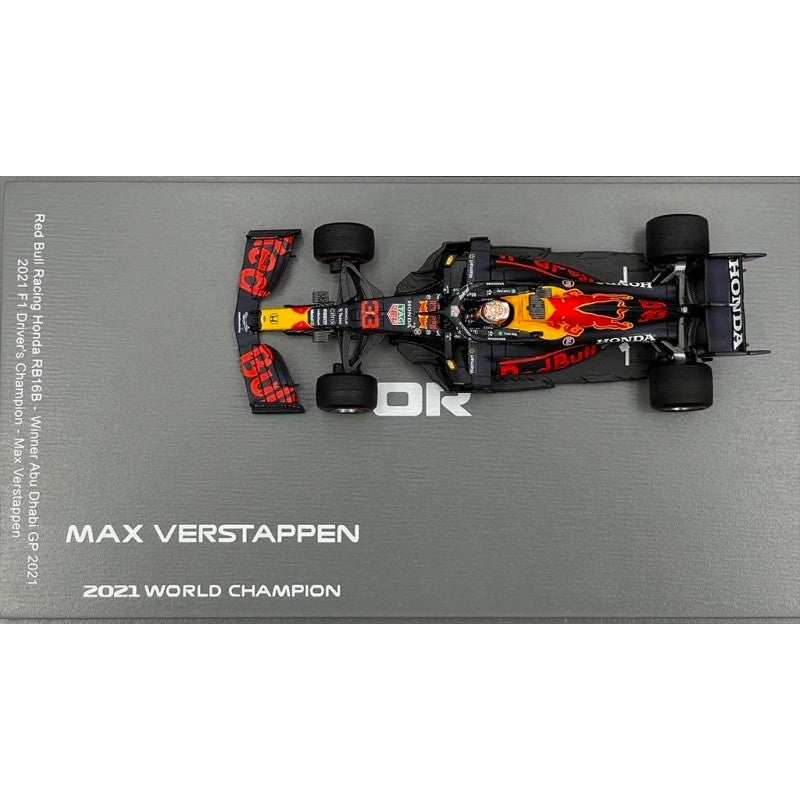 Red Bull Racing Honda RB16B Winner Abu Dhabi GP 2021 F1 Driver’s Champion – Max Verstappen