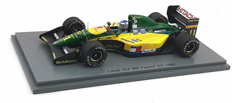 Lotus 107 4th French GP 1992 Mika Hakkinen