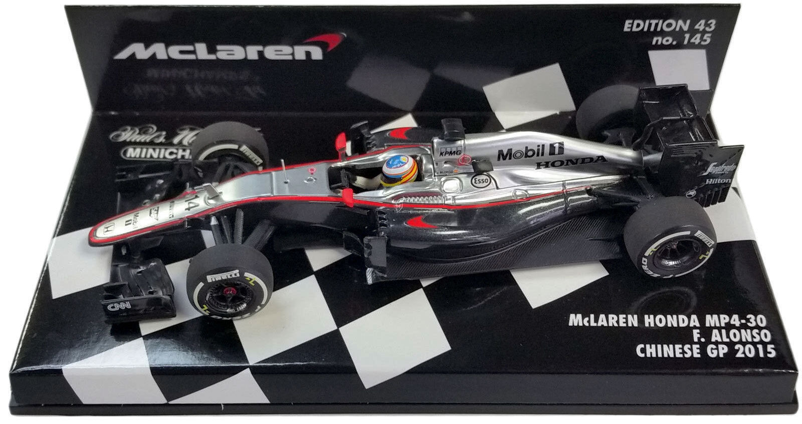 Mclaren Honda MP4-30 F.Alonso Chinese GP 2015