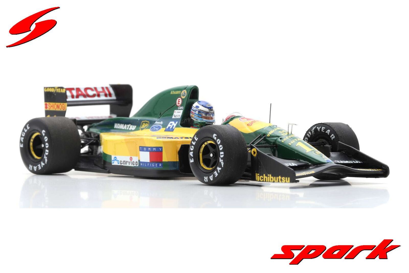 Lotus 107 4th French GP 1992 Mika Hakkinen