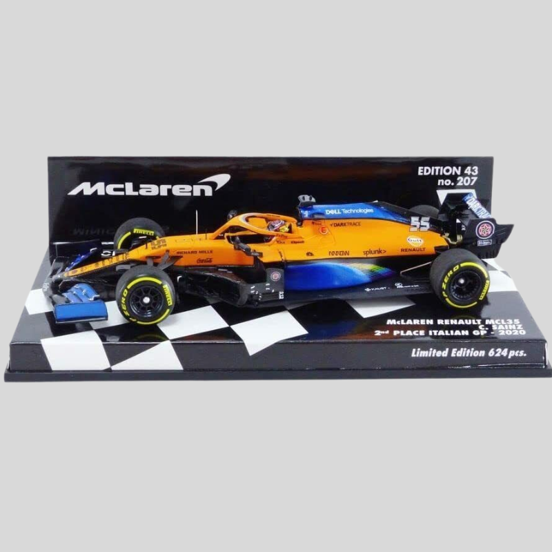 Mclaren Renault MCL35 Carlos Sainz – 2nd Place Italian GP 202