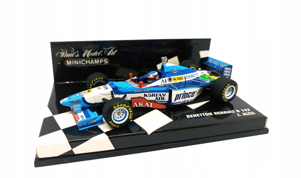 【値下げ】1/43ミニチャンプスウルフフォード、ベネトンB197、ルノー2005 値下げ】1/43ミニチャンプスウルフフォード、ベネトンB197