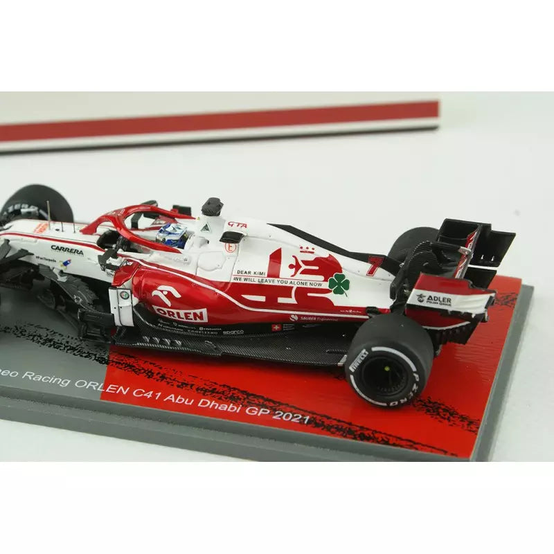 Alfa Romeo Racing Orlen C41 Abu Dhabi GP 2021 Kimi Raikkonen Alfa Romeo Racing Orlen C41 Abu Dhabi GP 2021 Kimi Raikkonen
