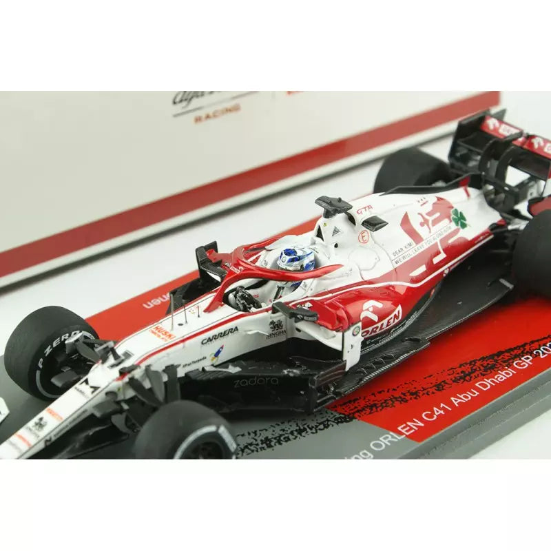 Alfa Romeo Racing Orlen C41 Abu Dhabi GP 2021 Kimi Raikkonen last race