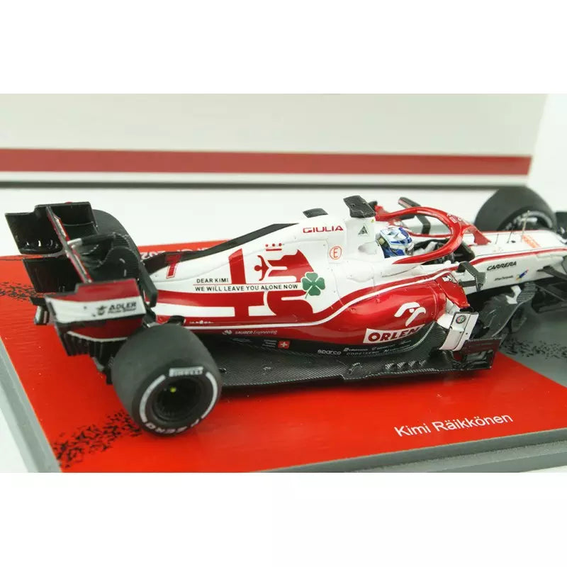 Alfa Romeo Racing Orlen C41 Abu Dhabi GP 2021 Kimi Raikkonen last race