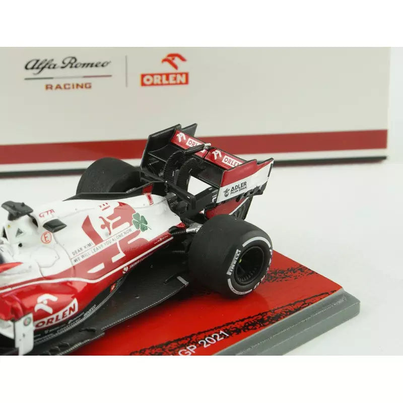 Alfa Romeo Racing Orlen C41 Abu Dhabi GP 2021 Kimi Raikkonen last race