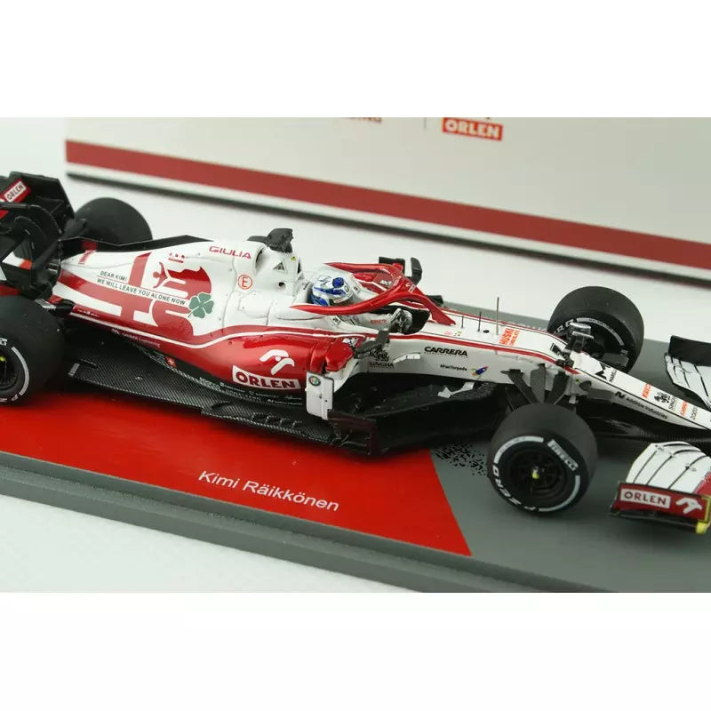 Alfa Romeo Racing Orlen C41 Abu Dhabi GP 2021 Kimi Raikkonen last race