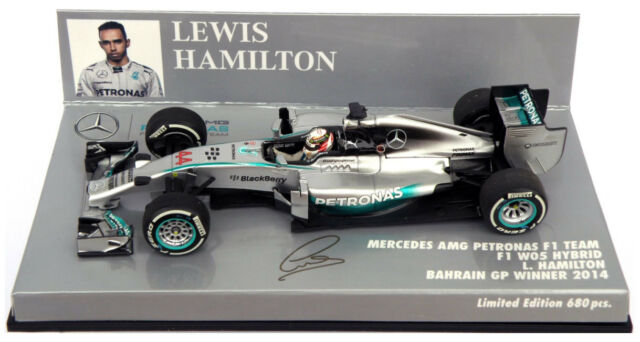 Mercedes AMG Petronas F1 Team  F1 WO5 HYBRID  L.Hamilton - Bahrain GP Winner 2014